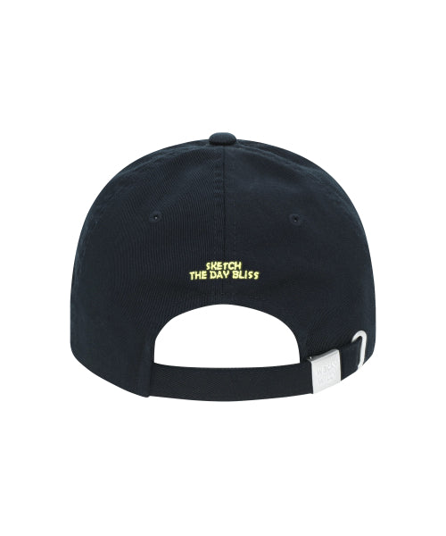 Kiki Label Ball Cap Black