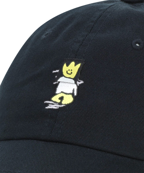 Kiki Label Ball Cap Black