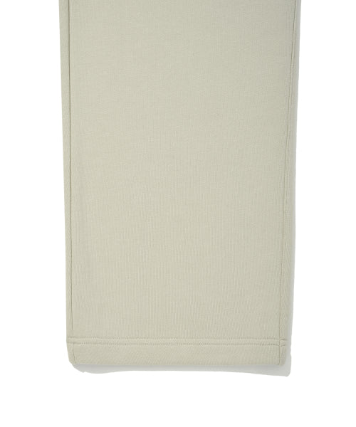 Signature sweat semi-wide pants Light khaki