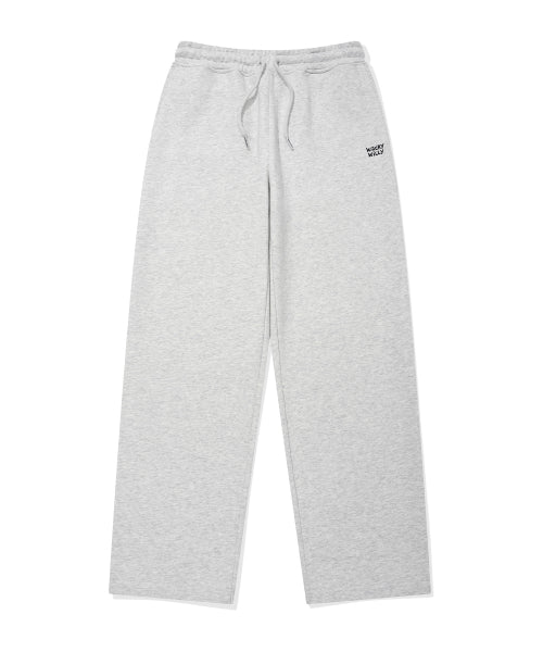 Signature Sweat Semi-Wide Pants Light Gray