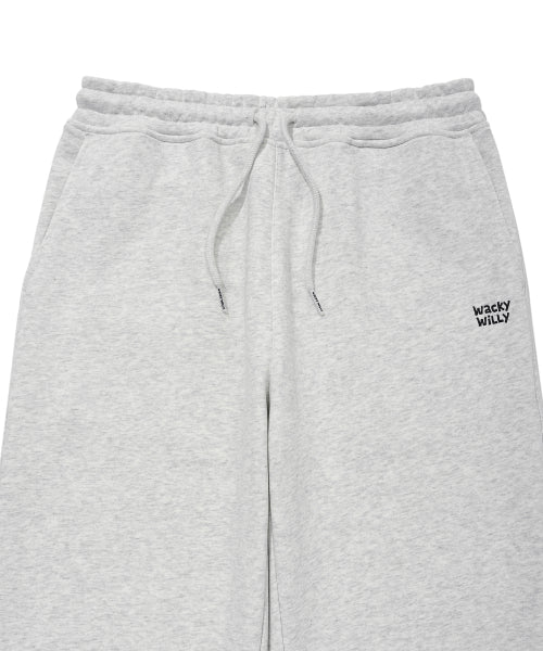 Signature Sweat Semi-Wide Pants Light Gray