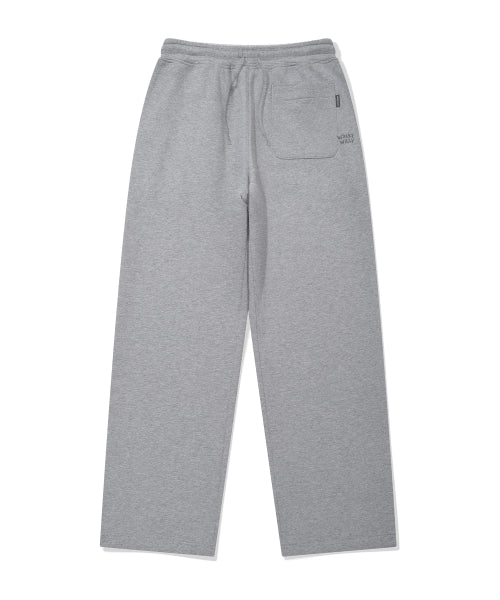 Signature Sweat Semi-Wide Pants Gray