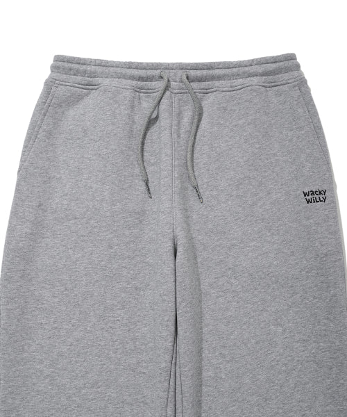Signature Sweat Semi-Wide Pants Gray