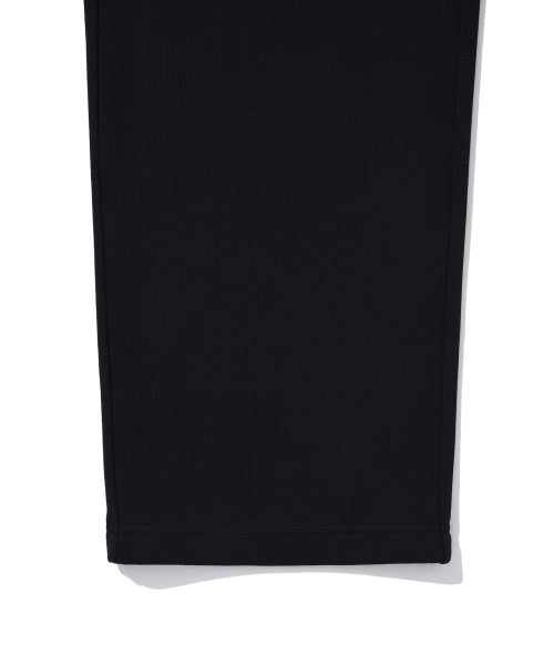 Signature Sweat Semi-Wide Pants Black