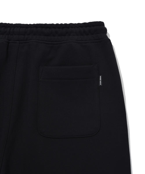 Signature Sweat Semi-Wide Pants Black