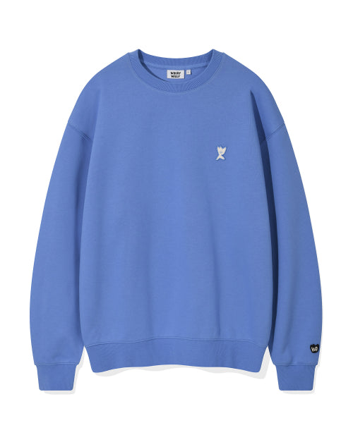 Signature Kiki and pen sweatshirt blue