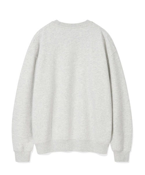 Signature Kiki Wappen sweatshirt Light gray