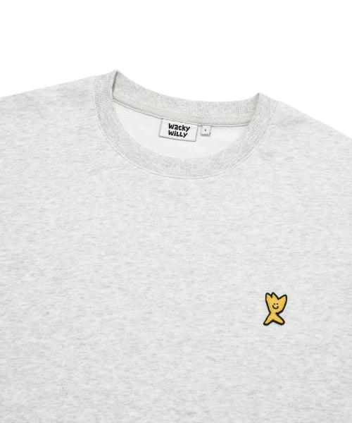 Signature Kiki Wappen sweatshirt Light gray