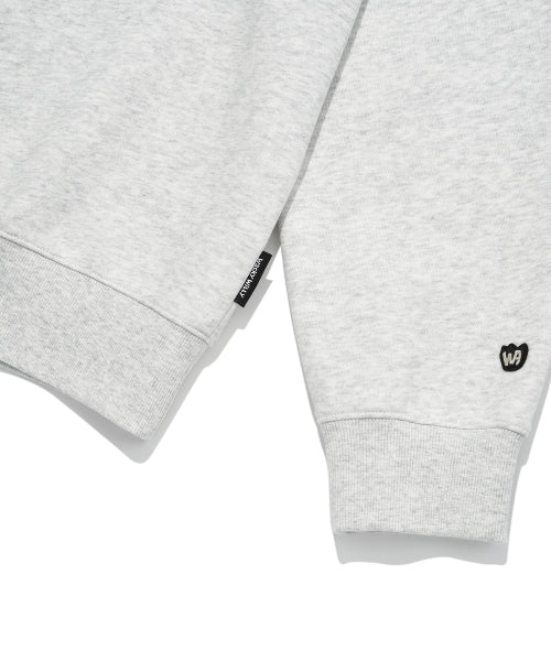 Signature Kiki Wappen sweatshirt Light gray