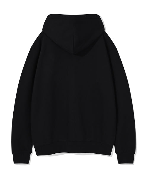 Signature Kiki Wappen Hood Zip-Up Black
