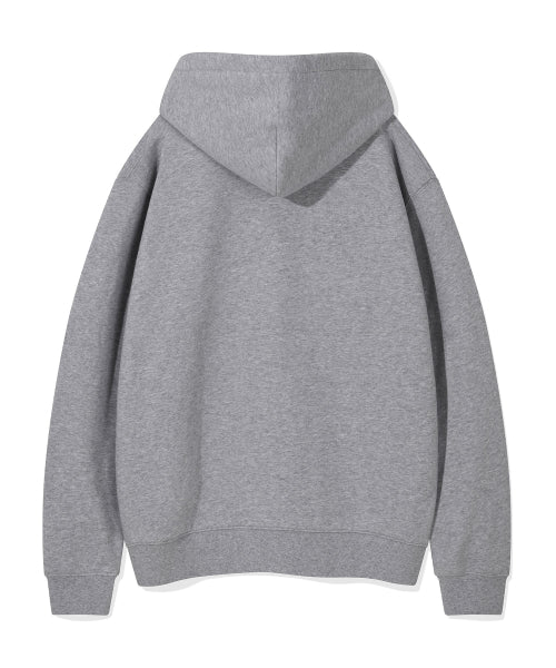 Signature Kiki Wappen Hood Zip-Up Gray