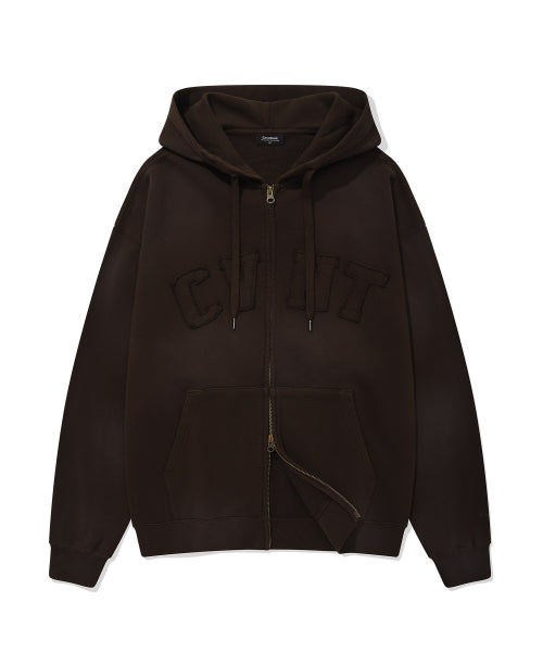 CVNT DYING OVER FIT HOODIE ZIP-UP