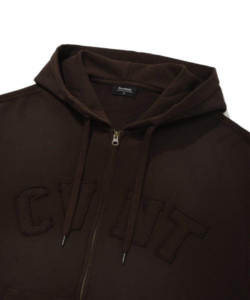 CVNT DYING OVER FIT HOODIE ZIP-UP