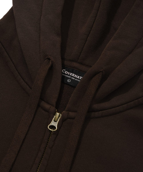 CVNT DYING OVER FIT HOODIE ZIP-UP