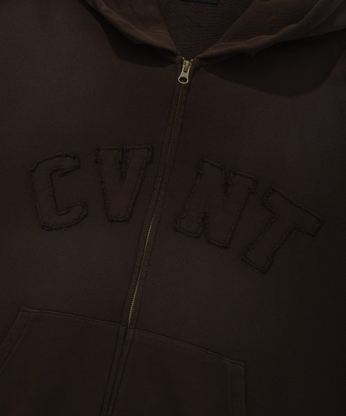 CVNT DYING OVER FIT HOODIE ZIP-UP