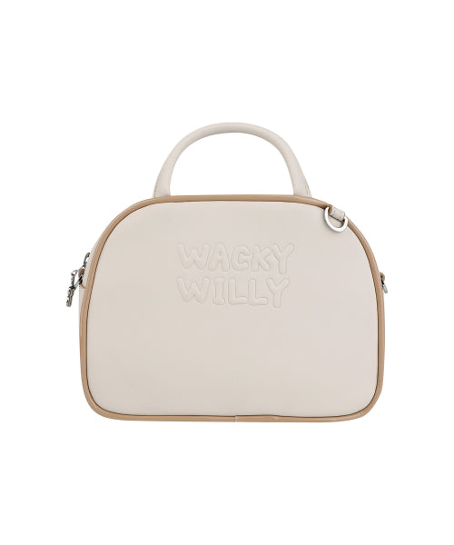 Lily Volume Handle Tote Bag Ivory