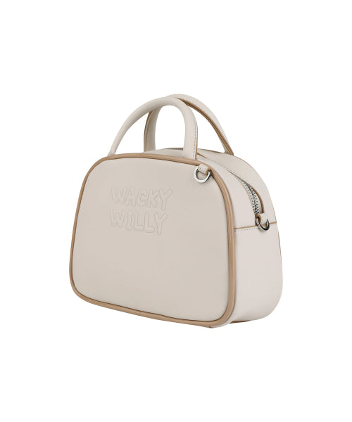 Lily Volume Handle Tote Bag Ivory