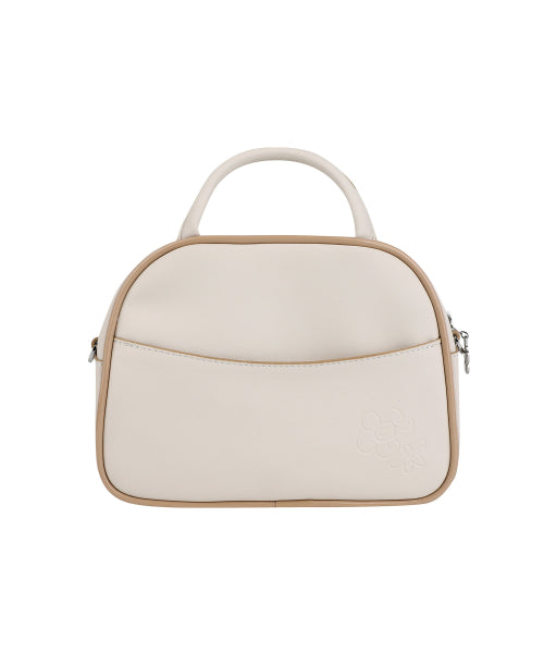 Lily Volume Handle Tote Bag Ivory