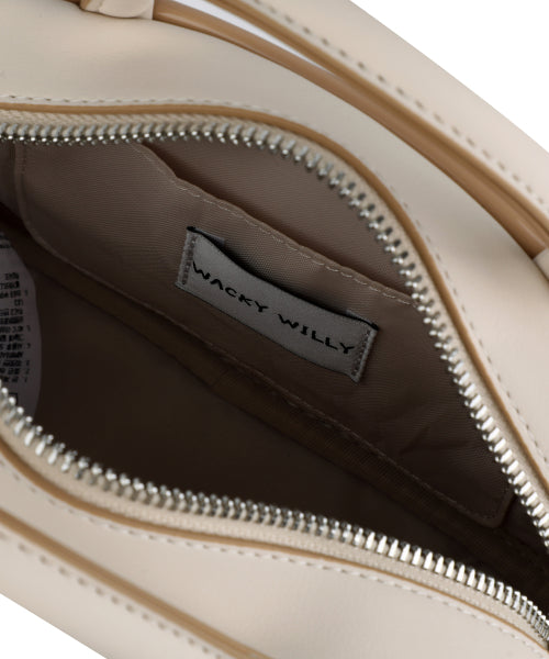 Lily Volume Handle Tote Bag Ivory