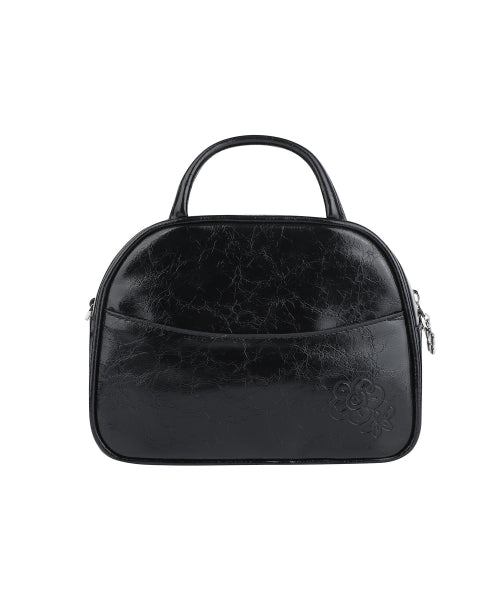Lily Volume Handle tote Bag Black