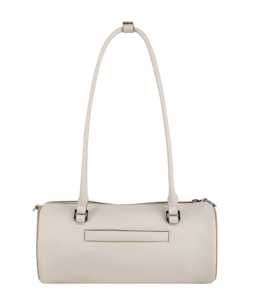 Lily Volume Handle Cylindrical Bag Ivory