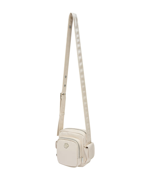 Lily Cargo Mini Cross Bag Ivory