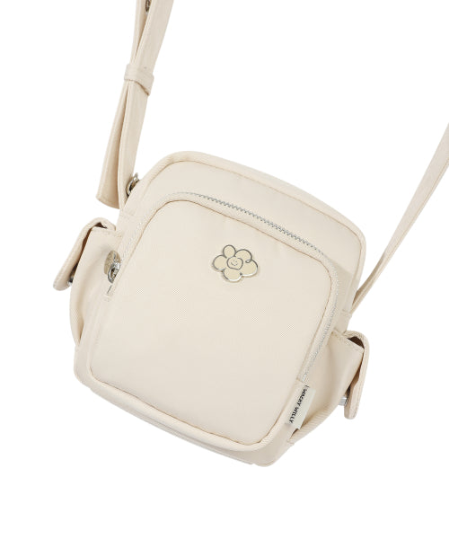 Lily Cargo Mini Cross Bag Ivory