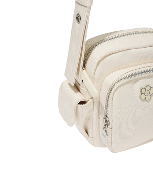 Lily Cargo Mini Cross Bag Ivory