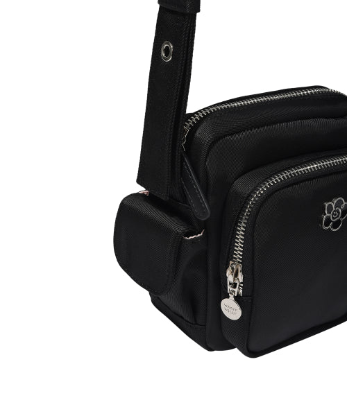 Lily Cargo Mini Cross Bag Black