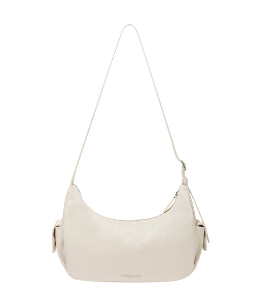 Lily Cargo Shoulder Bag Ivory