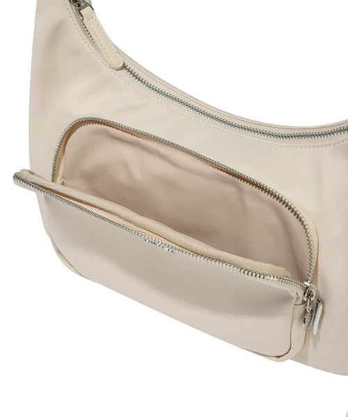 Lily Cargo Shoulder Bag Ivory