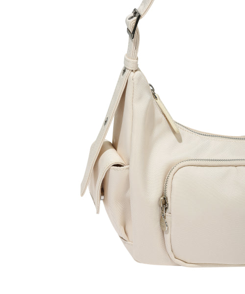 Lily Cargo Shoulder Bag Ivory