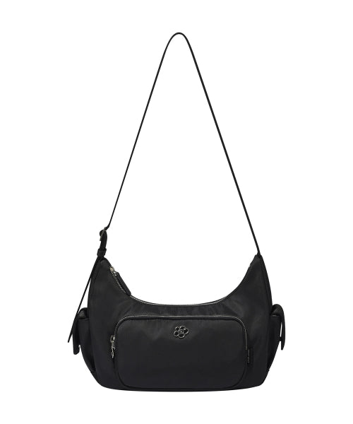 Lily Cargo Shoulder Bag Black