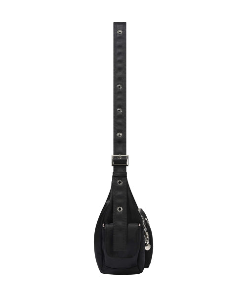 Lily Cargo Shoulder Bag Black