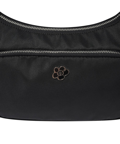 Lily Cargo Shoulder Bag Black