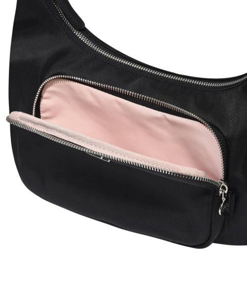 Lily Cargo Shoulder Bag Black