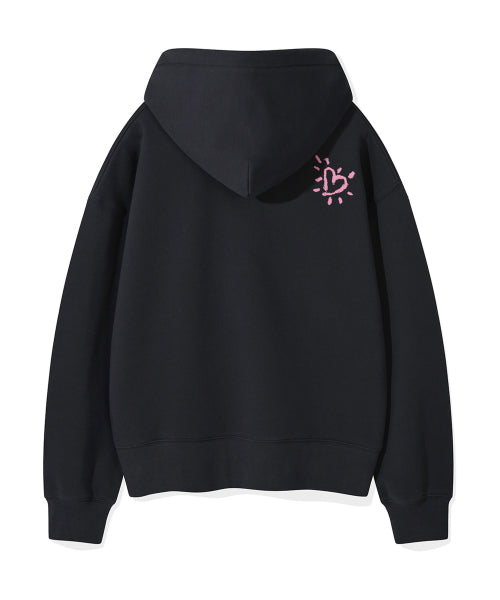 Women's Crayon Lily Hood Charcoal
