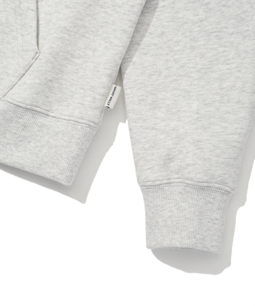 Women's Lily Whappen Cropped Hood Light Gray