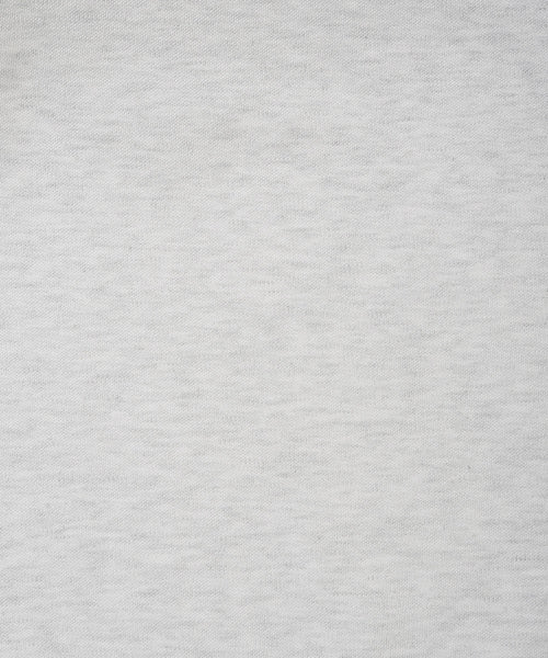 Women's typo logo half zip-up sweatshirt light gray