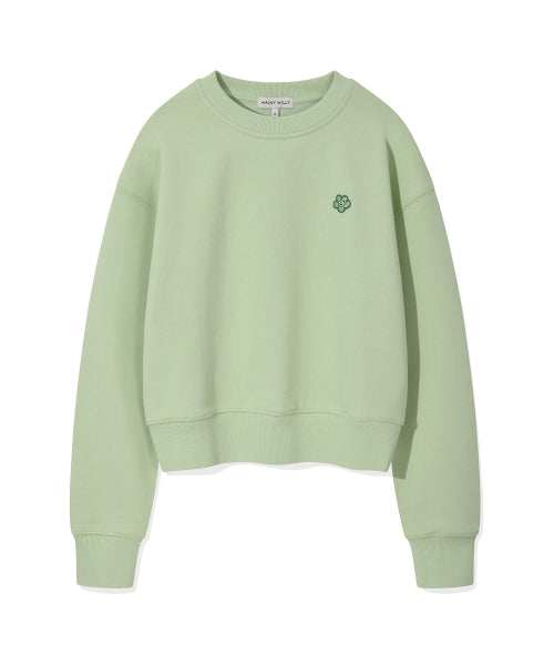 Women's Lily Whappen Cropped Sweatshirt Mint