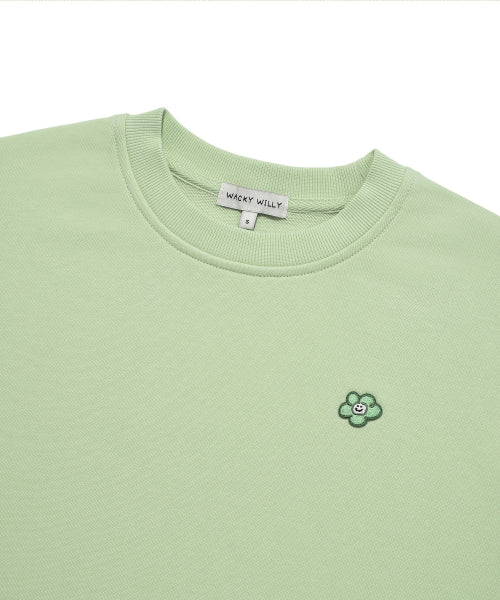 Women's Lily Whappen Cropped Sweatshirt Mint