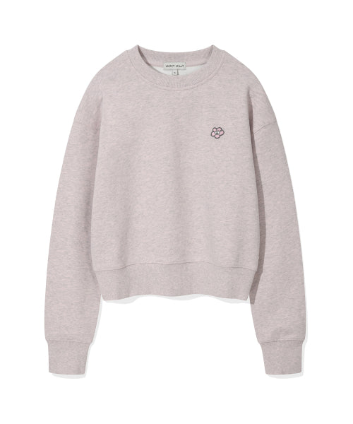 Women's Lily Whappen Cropped Sweatshirt Pink