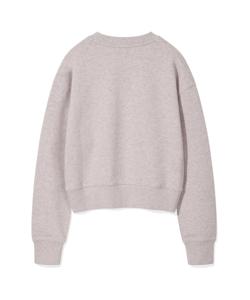 Women's Lily Whappen Cropped Sweatshirt Pink