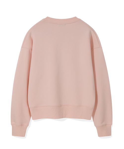 Women's Big Lily Graphic Sweatshirt Pink