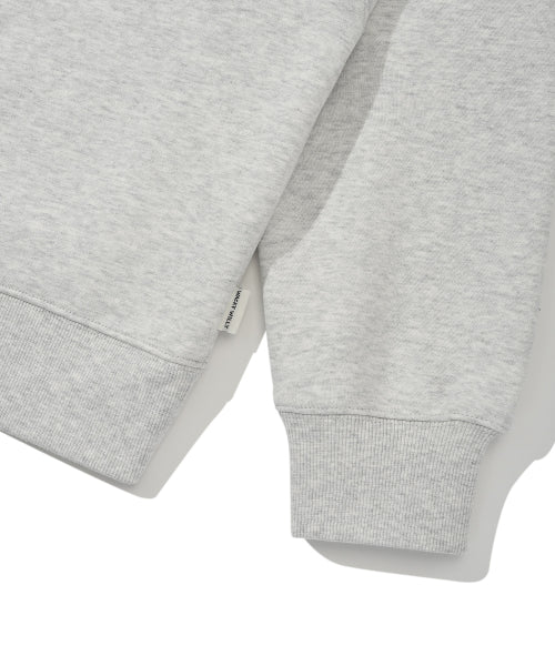 Women's Big Lily Graphic Sweatshirt Light Gray