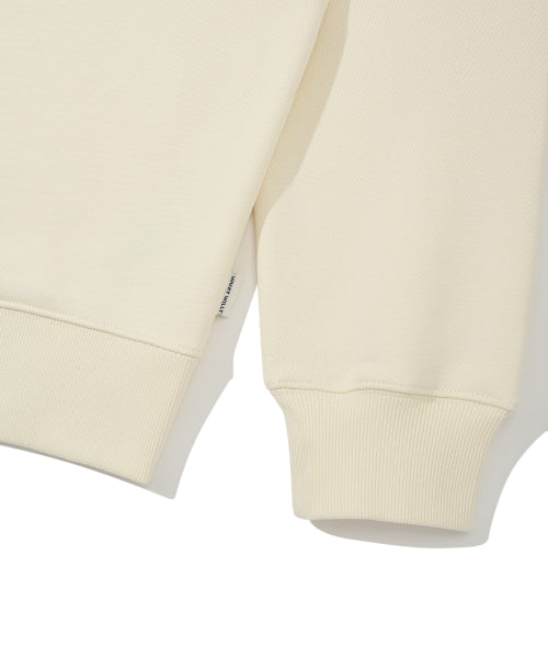Women's Big Lily Graphic Sweatshirt Cream