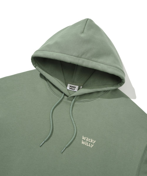 Wakiwili signed logo hooded green