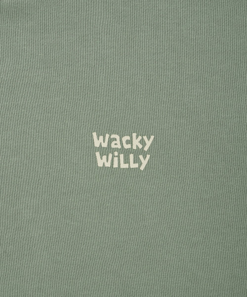 Wakiwili signed logo hooded green