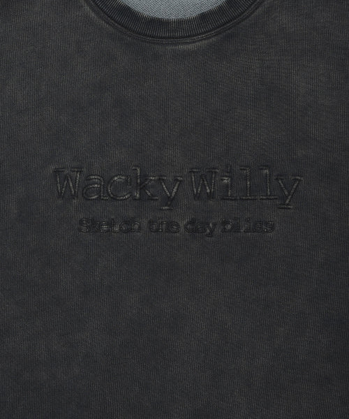Typos One Point Washing Sweatshirt Charcoal