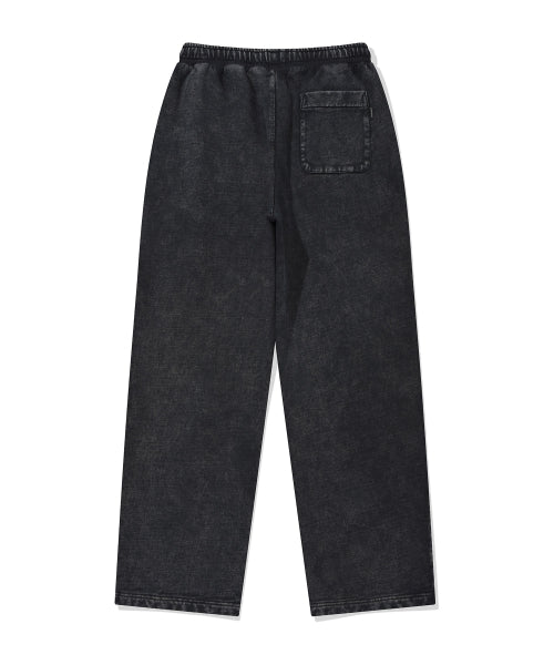 Pigment Washing Sweat Pants Charcoal